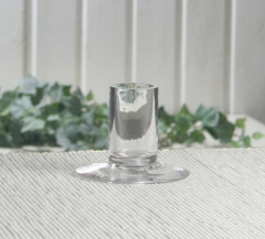 Glas-Kerzenhalter Simple, ca. H= 5,5 x 7 cm Ø