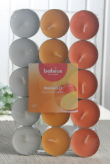 30er-Vorteilspackung Bolsius-Duft-Teelichter, Mango