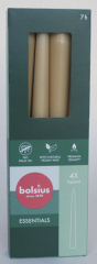 Bolsius-Spitzkerzen (4er Pack), Haferbeige