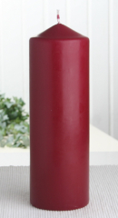 Bolsius-Stumpenkerze 20 x 6,8 cm Ø, Bordeaux