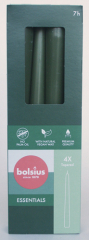 Bolsius-Spitzkerzen (4er Pack), Frische Olive