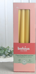 Bolsius-Spitzkerzen (4er Pack), Sonnengelb