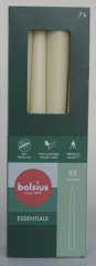 Bolsius-Spitzkerzen (8er Pack), Elfenbein