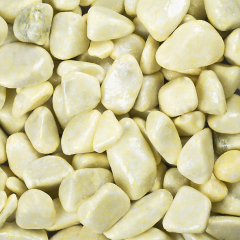 Dekosteine / Deko-Marbles (7-15 mm), 1 kg, champagner
