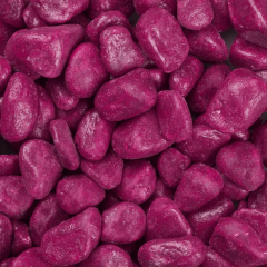 Dekosteine / Deko-Marbles (7-15 mm), 1 kg, fuchsia