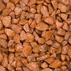 Dekosteine / Deko-Rocks (9-13 mm), 1 kg, terrakotta