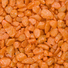 Dekosteine / Deko-Rocks (9-13 mm), 1 kg, orange