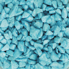 Dekosteine / Deko-Rocks (9-13 mm), 1 kg, türkis