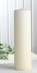 EWA Stumpenkerze 25 x 7 cm Ø, Elfenbein