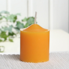 Sparpack: 10x Duft-Votivkerze Orange