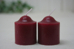 2er-Set Duft-Votivkerze Apfel-Zimt