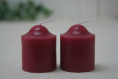 2er-Set Duft-Votivkerze Lebkuchen