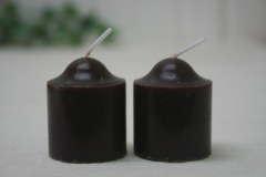 2er-Set Duft-Votivkerze Sandelholz