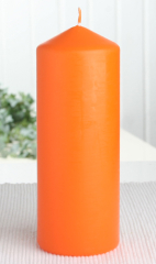 Eika-Stumpenkerze 16 x 6 cm Ø, Orange
