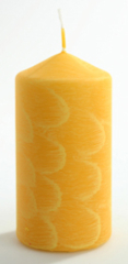 Stumpenkerze Colori 8 x 6 cm Ø, Zitron