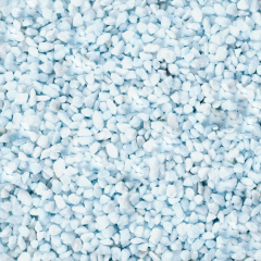 Dekogranulat / Dekosteine (2-3 mm), 1 kg, hellblau