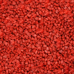 Dekogranulat / Dekosteine (2-3 mm), 1 kg, rot