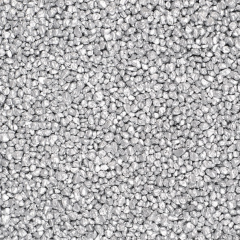 Dekogranulat / Dekosteine (2-3 mm), 1 kg, silber-metallic