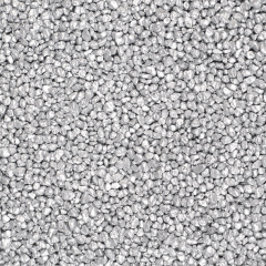 Dekogranulat / Dekosteine (2-3 mm), 1 kg, silber-metallic