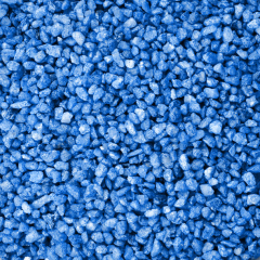 Dekogranulat / Dekosteine (2-3 mm), 1 kg, dunkelblau