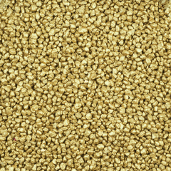 Dekogranulat / Dekosteine (2-3 mm), 1 kg, gelbgold-metallic