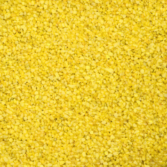Perlkies / Dekokies (1,2 - 1,8 mm), 1 kg, gelb