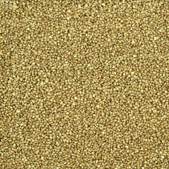 Perlkies / Dekokies (1,2 - 1,8 mm), 1 kg, gelbgold