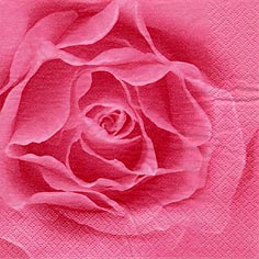 Serviette Scent of a Rose, rosa, ti-flair