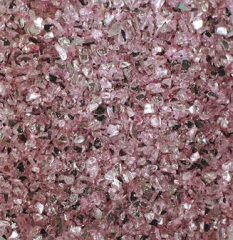 Spiegelglas-Granulat (1-4 mm), 400 g, rosa