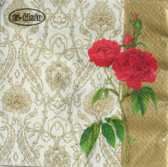 Serviette Senteur des Roses, gold, ti-flair