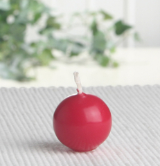 Mini-Kugelkerze für Bozener Engel, 28 mm Ø, altrot