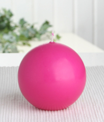 Eika-Kugelkerze 7 cm Ø, Fuchsia