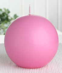 Eika-Kugelkerze 9,3 cm Ø, Rosa Beeren