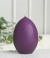 Eikerze, klein, ca. 6 x 4,5 cm, einzeln, lila/violett