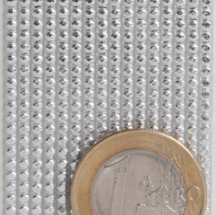 Perlstreifen ZERA, 2 x 250 mm, 16er-Pack, silber