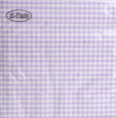 Serviette Quadros / Vichy-Karos, ti-flair, flieder
