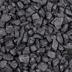 Dekosteine / Deko-Rocks (9-13 mm), 1 kg, schwarz
