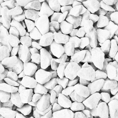 Dekosteine / Deko-Rocks (9-13 mm), 1 kg, weiß