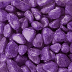 Dekosteine / Deko-Marbles (7-15 mm), 1 kg, aubergine