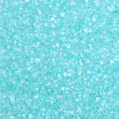 Glas-Nuggets / Glasgranulat (2-4 mm), 1 kg, türkis