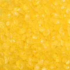 Glas-Steine / Glas-Granulat (4-10 mm), 1 kg, gelb