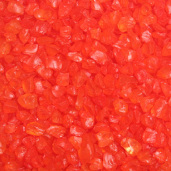 Glas-Steine / Glas-Granulat (4-10 mm), 1 kg, orange