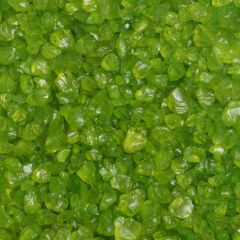 Glas-Steine / Glas-Granulat (4-10 mm), 1 kg, grün