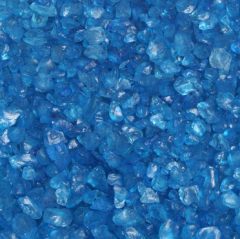 Glas-Steine / Glas-Granulat (4-10 mm), 1 kg, dunkelblau