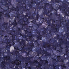 Glas-Steine / Glas-Granulat (4-10 mm), 1 kg, violett-blau