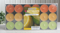 36er-Vorteilspackung Arietta-Duft-Teelichter, Citronella