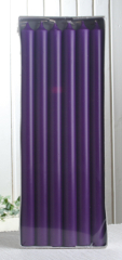 12x Premium-Stabkerze Extralang, 35 x 2,2 cm Ø, lila-violett