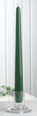 Spitzkerze 25 x 2,3 cm Ø, Jägergrün-Dunkelgrün