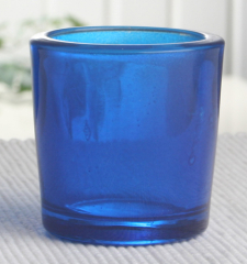 Eika-Premium Teelicht-/ Votivkerzenhalter, blau