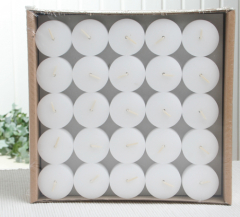 Großpack: 500 (10x50) Teelichter ohne Aluhülle für Glasbehälter